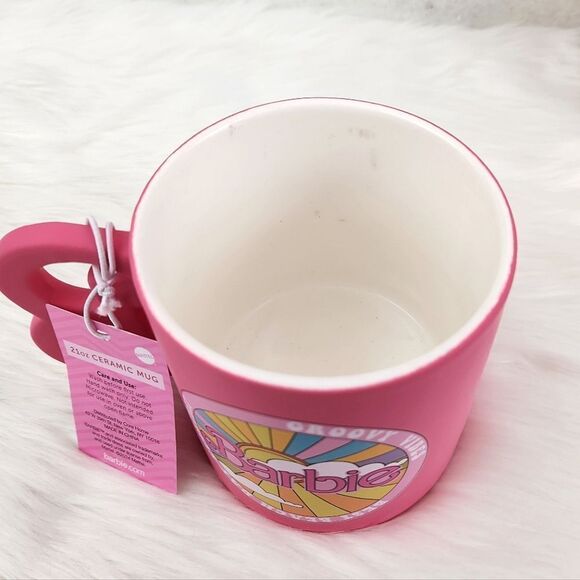 {Barbie} Pink Groovy Coffee Mug - Picture 4 of 4